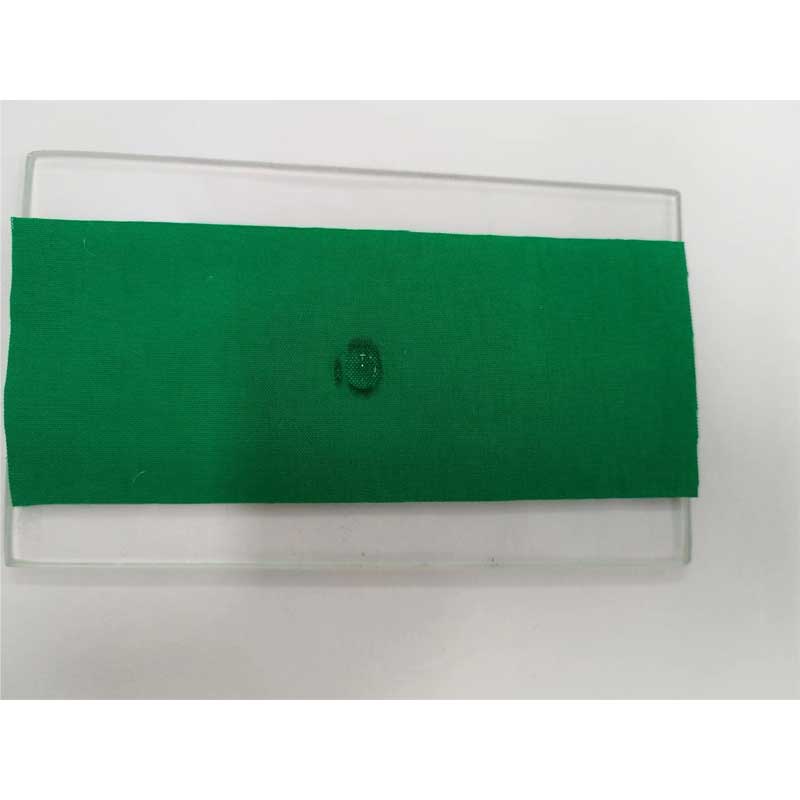 水滴下的試驗片